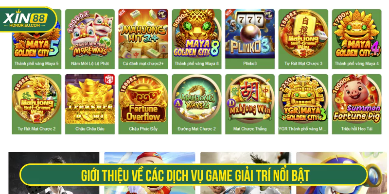 Giới thiệu về các dịch vụ game giải trí nổi bật