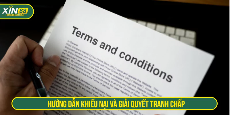 Hướng dẫn khiếu nại và giải quyết tranh chấp
