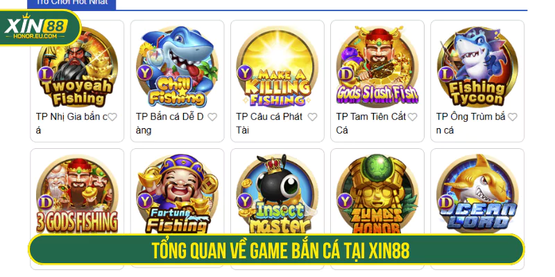 Tổng quan về game bắn cá tại XIN88